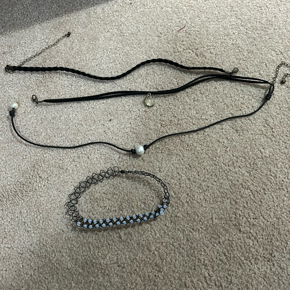 Black Choker Set